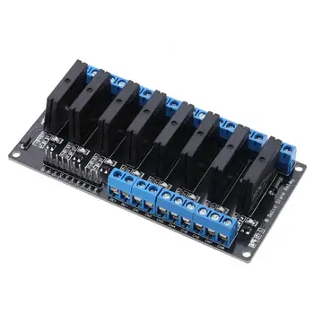 

5V 8 Channel Solid State Relay Module with Fuse High Level Trigger 2A