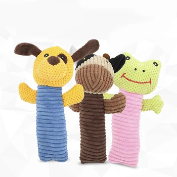

3Pcs Plush Sound Toys Lovely Playing Cartoon Interesting Puppy Small Dogs Pets Cats Decor Ornaments Toys Gift
