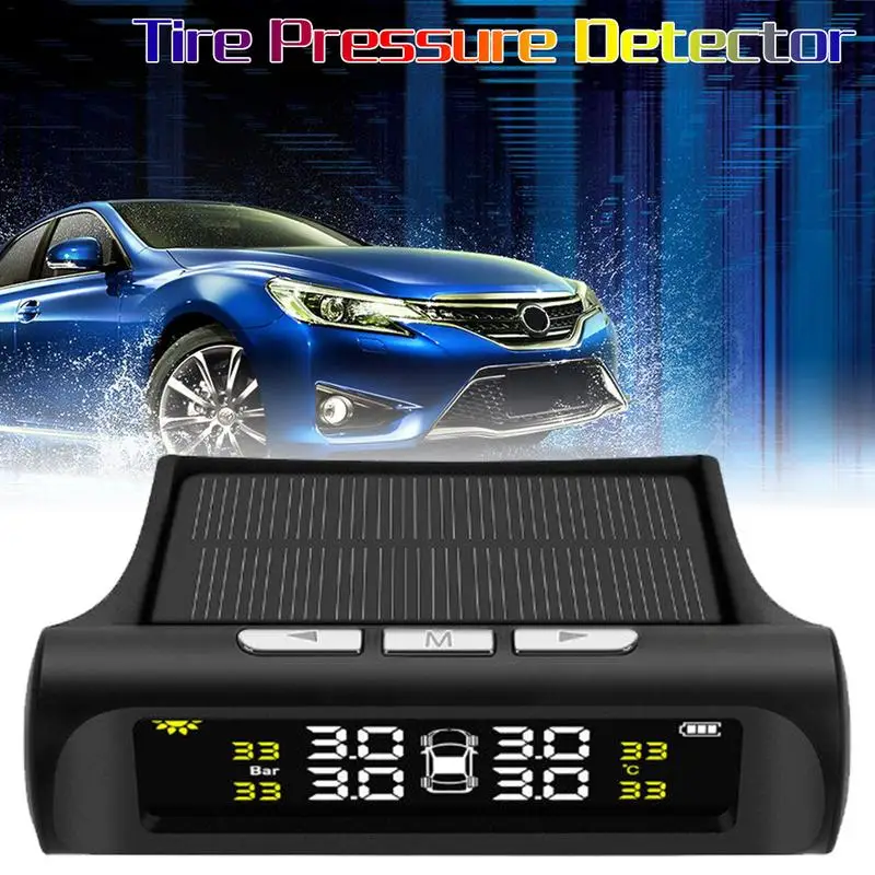 

2018 New TPMS Precision Solar Wireless Car Tire Pressure Monitoring System Built-in Tire Pressure Gauge