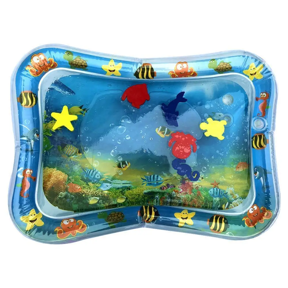 

Baby Water Mat Inflatable Infant Play Mat Toddler Tummy Fun Activity Pad Play Center For Sensory Stimulation Playmat