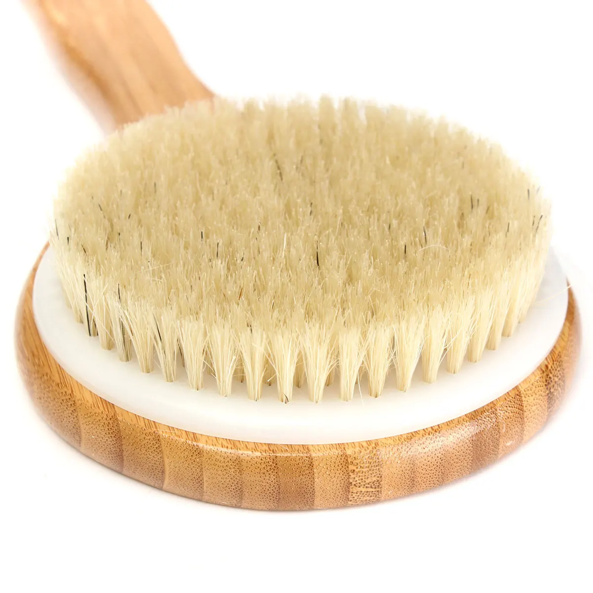 Щетина Длинная Деревянная ручка для ванны и душа тела Back Brush Spa очищающий скраб