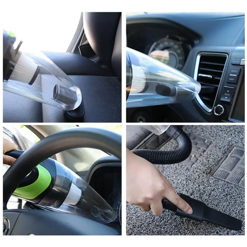 Новый беспроводной автомобильный пылесос с USB кабелем для зарядки Автомобильный