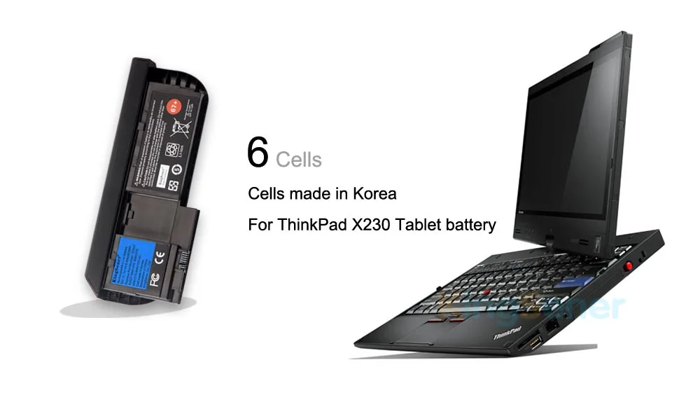 6 ячеечный аккумулятор KingSener для ноутбука Lenovo ThinkPad X230T X230 Tablet 0A36317 45N1079 45N1077 45N1074 45N1075