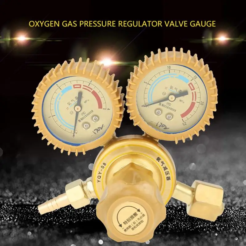 1pc Oxygen Gas Pressure Regulator Valve Gauge G5/8 Thread for Cutting Welding Welder New New
