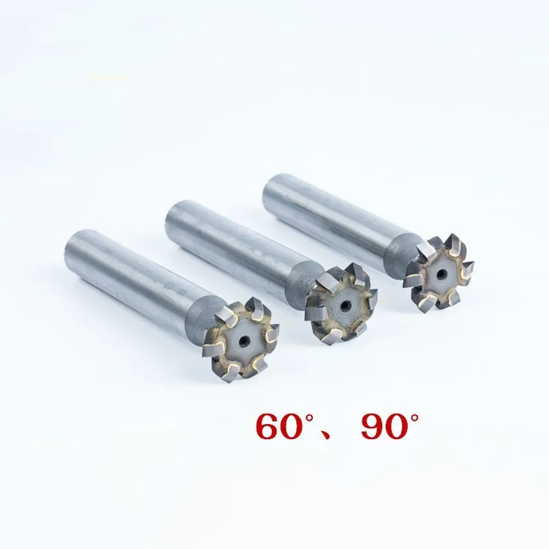 20mm 60 degrees 4mm thickness Carbide Double Angle Milling cutter Processing stainless steel Cast iron Copper aluminum etc