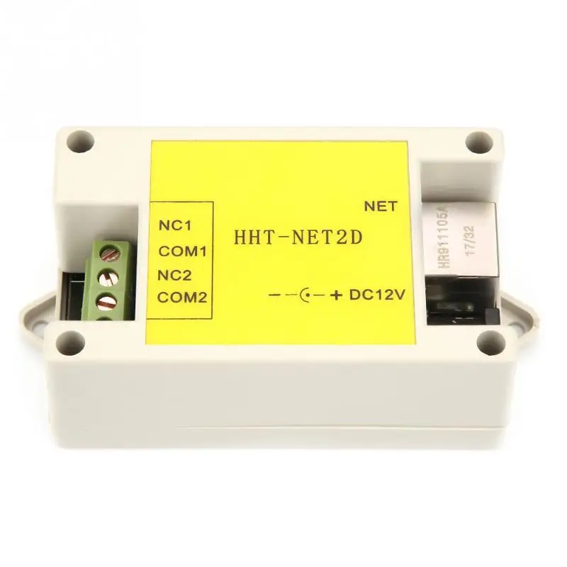 Новинка двухканальный Ethernet IP сетевой релейный модуль DC12V Интернет сторожевой