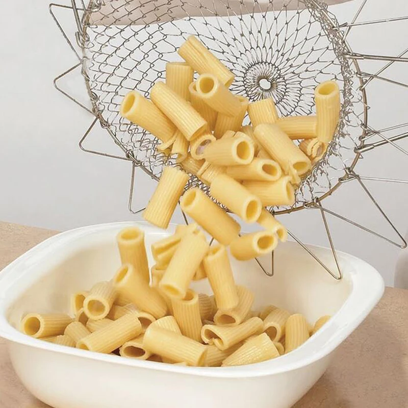 

Multifunction Stainless Steel Telescopic Folding Basket chef basket Fried filter drainage rack fruit basket Kitchen Tools