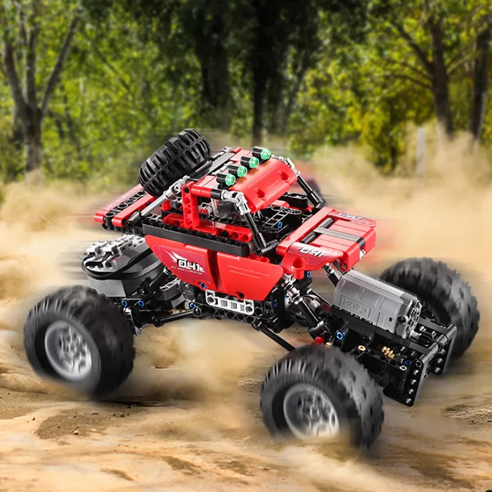 

489pcs CaDA Assembling Building Blocks Off-Road Car Toy With Remote Control Stable Car Structure Racing / Climbing Double Modes