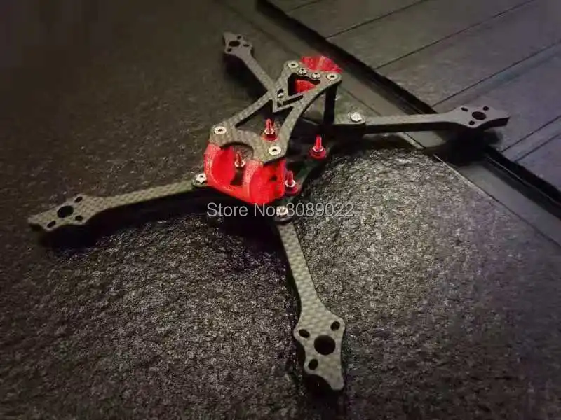 Рамка для квадрокоптера TRANSTEC LASER S 224 мм FPV 6 Arm 7075 рамка из углеродного волокна с