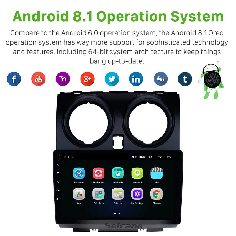 Top Seicane Android 8.1 Auto Radio Quad Core 9Inch 2DIN Car wifi player GPS Stereo Audio Head unit For NISSAN Qashqai 2005 2006-2018 1 Top Seicane Android 8.1 Auto Radio Quad Core 9Inch 2DIN Car wifi player GPS Stereo Audio Head unit For NISSAN Qashqai 2005 2006-2018 1