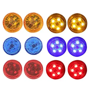 

2pcs Magnetic Wireless LED Car Door Opening Warning Lights Waterproof Strobe Flashing Anti Rear-end Collision Safety Lamps