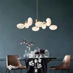 Nordic чердак металла стекло шаровые люстры современный обеденная подвесной светильник Led гостиная светильники подвесной светильник