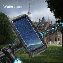 Универсальный велосипедный держатель для телефона, чехол IPX8, водонепроницаемый, для мотоцикла, зажим для руля, подставка для samsung S8/S9 Plus, Чехол-держатель