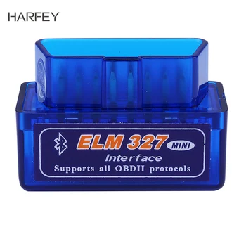 

Harfey Mini ELM327 V1.5 OBD OBD2 Bluetooth Codes Reader Diagnostic Car Scanner Tool for Toyota VW Chrysler Ford Mazada Nissan