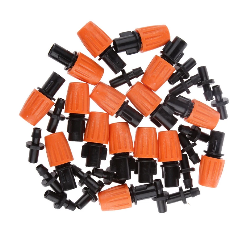 120pcs Single-headed Atomized Belt Barbed Garden Irrigation Nozzle Adjustable | Дом и сад