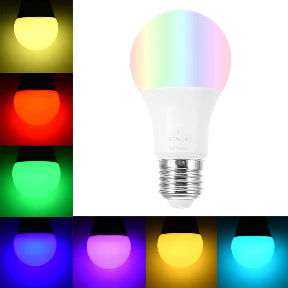 

Wireless Bulb E27 4.5W RGB LED Bluetooth Wireless Mesh Ball Bulb Lamp Smart Light led lampen