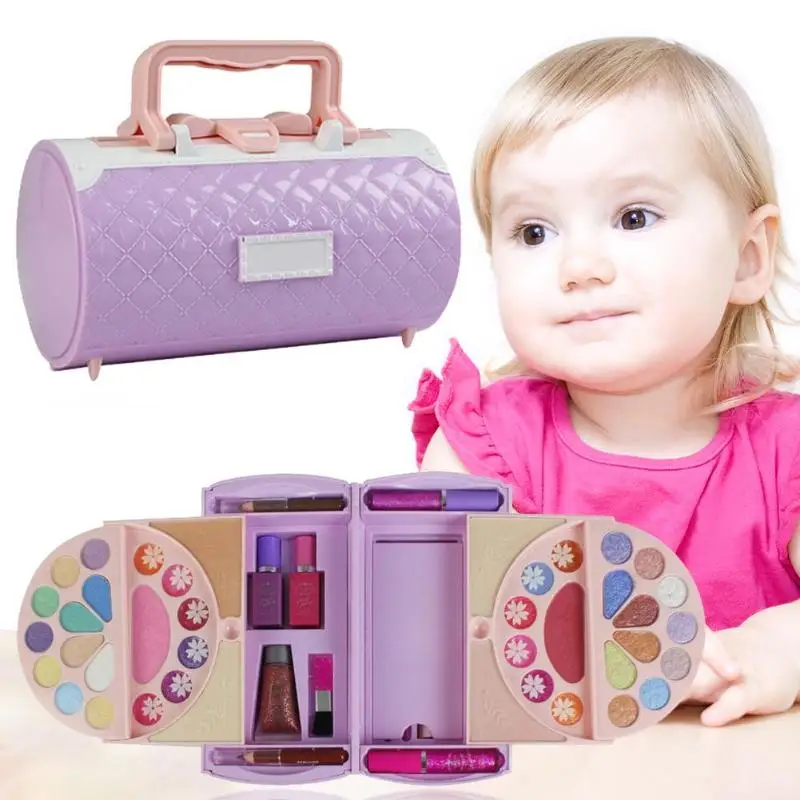  Kids Pretend Play Kitchen Toys Set Secure Lock Princes Makeup Kit Handbag Pretend Play Princess Cos - 33003840686