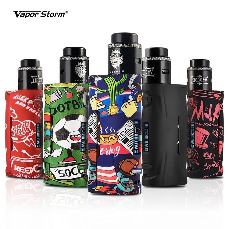 Vapor Storm Puma детский мод 80 Вт TC с переменной мощностью Hawk Tank 6 мл/Lion RDA светодиодный