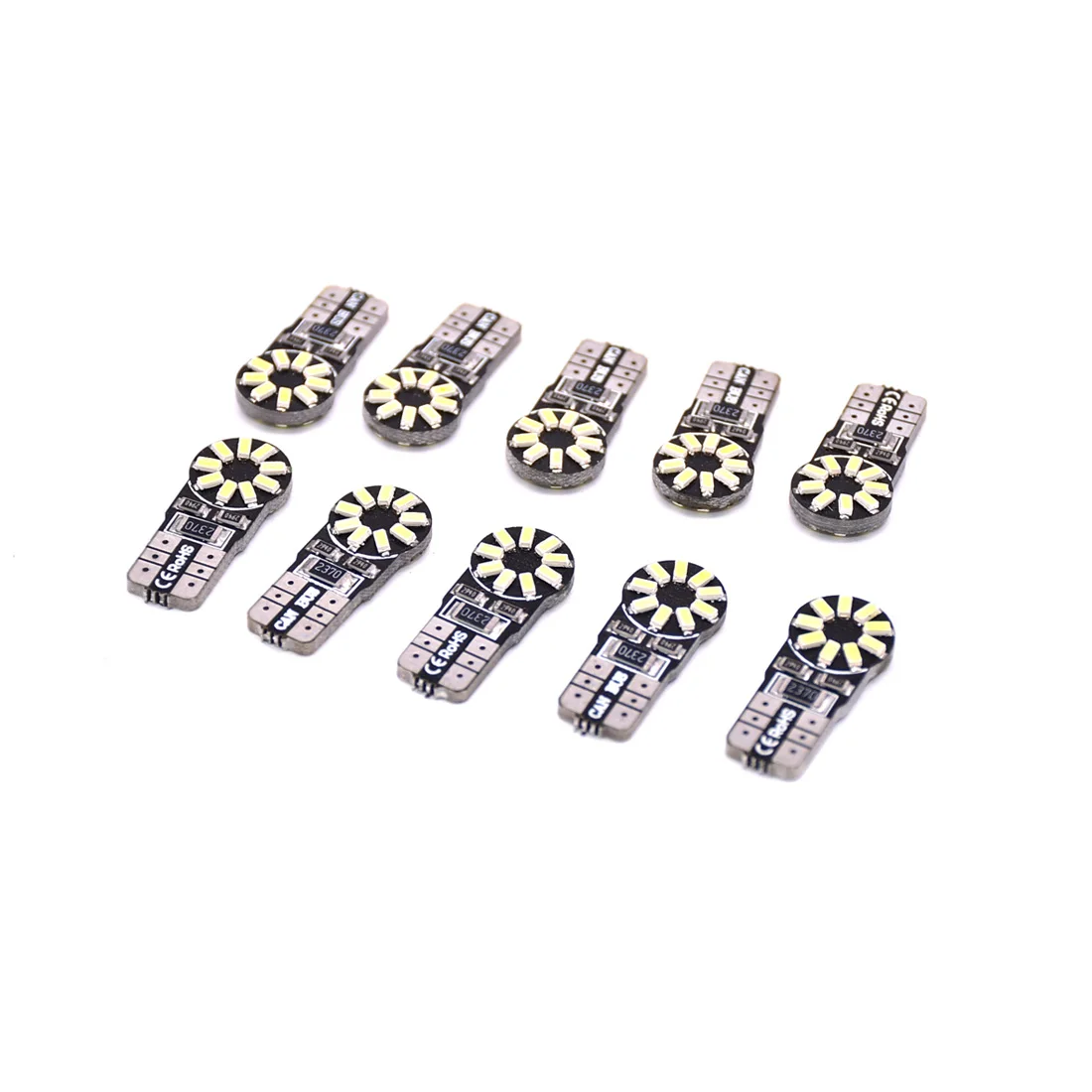 10 шт. Canbus без Ошибок T10 W5W 5w5 яркий белый 18 3014 SMD СВЕТОДИОДНЫЙ лампы для автомобиля