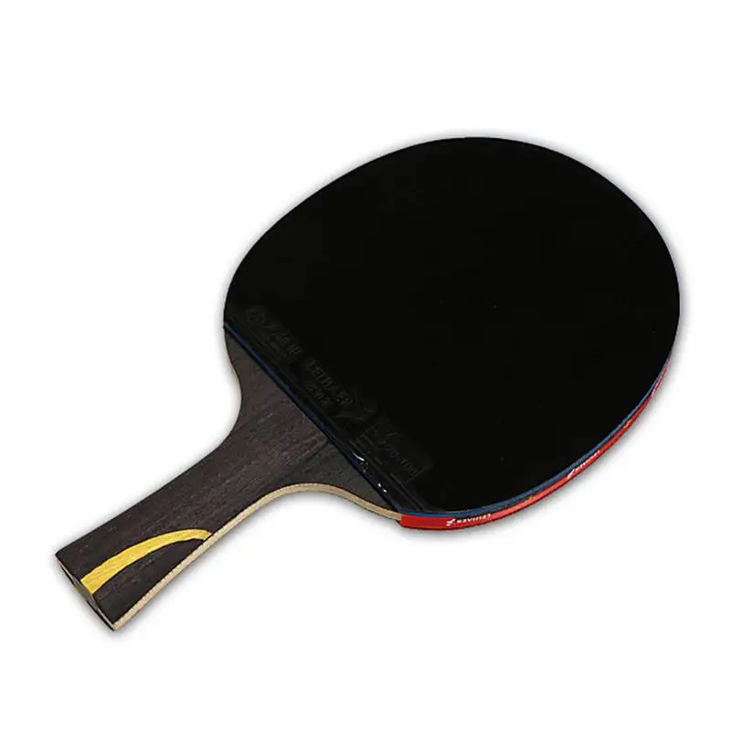 

Outdoor Rubber Table Tennis Bat Short Racquet With Table Tennis Indoor Training Competition Professional Pat