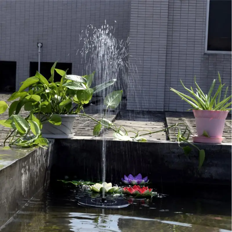 Adeeing мини Солнечный плавающий фонтан воды для сада бассейн пруд украшения