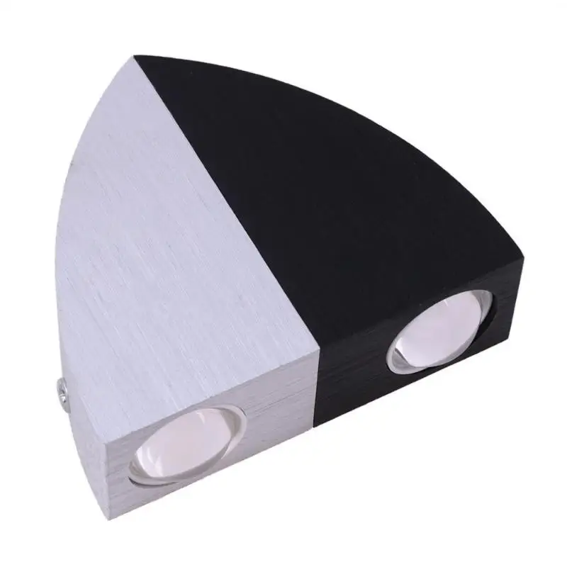 

2W Aluminum Triangle Led Wall Lamp AC 85-265V High Power Led Modern Home Lighting Indoor Outdoor Corridor lights