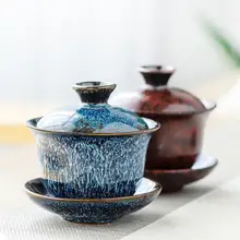 1 шт. "Китайский кун-фу" Gaiwan комплект Керамика Чай посуда наборы Чай комплект Керамика Чай горшок Чай набор гайвань комплект Чай чашек Чай церемонии