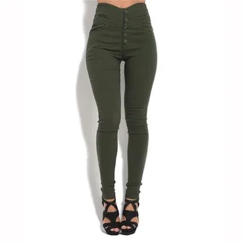 

hirigin Women Buttoned Legging Slimming High Waist Leggings Autumn Casual Warm Basic Legging Plus Size