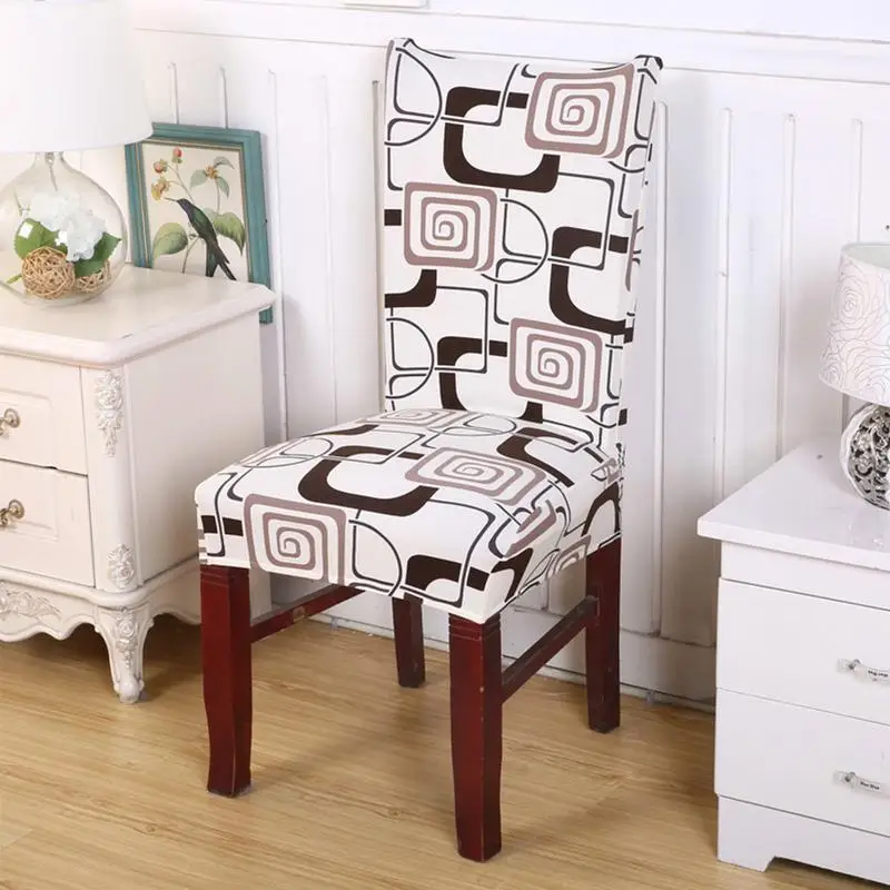 

Wholesale Chair Cushions Home Hotel Elastic Soft Chair Covers Chair Protector Dining Chair Slipcovers Anti Dust Supplies
