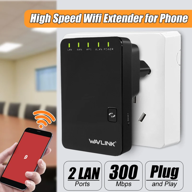 

Wifi Extender 300Mbps Wireless WIFI Repeater 3dBi network Antennas 802.11n/b/g wifi Range Signal Booster 2.4G Repeater/AP/Router