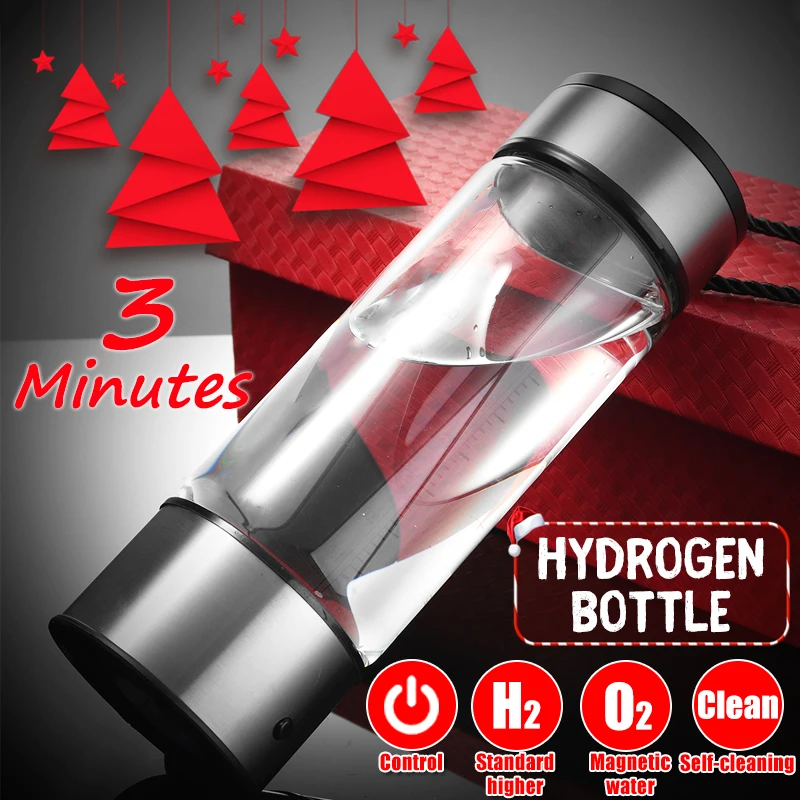 

450ml USB Portable Rich Water Ionizer Generator Purifier Transparent Antioxidant Energy Cup Water Ionizer Hydrogens Generator
