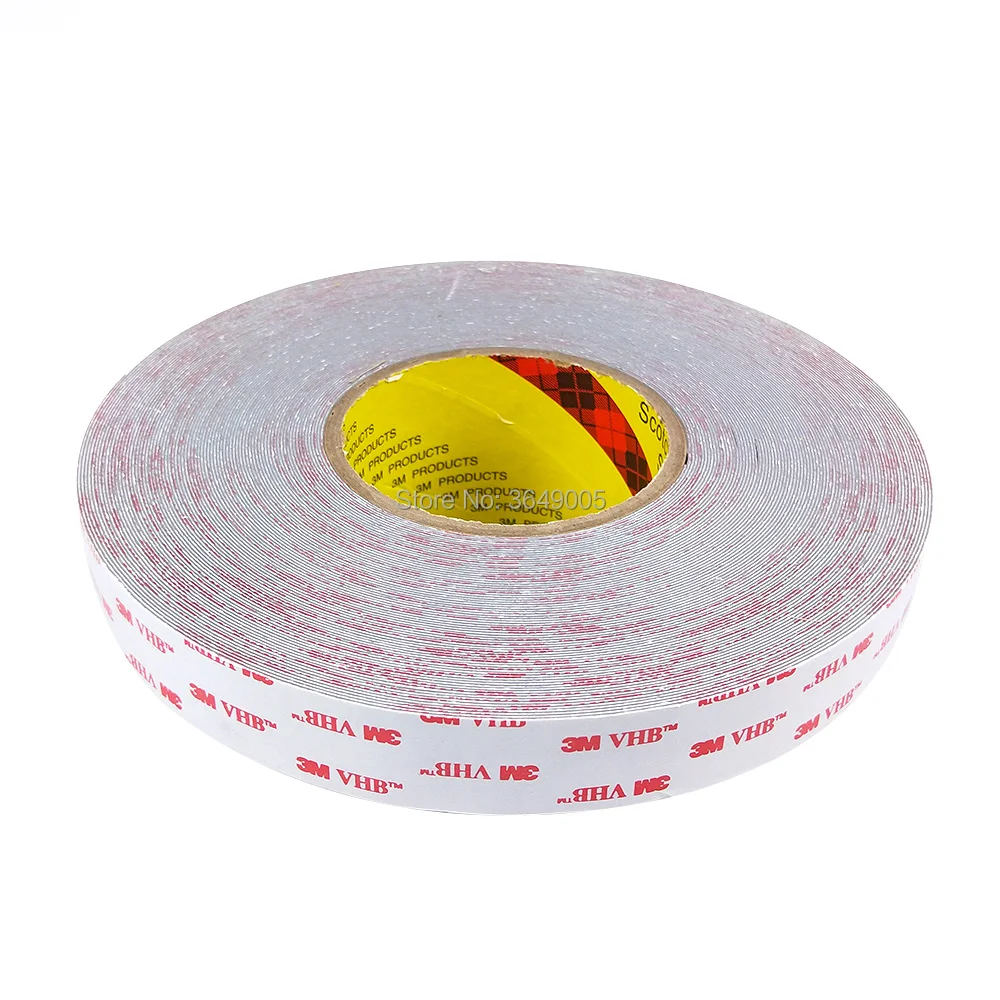 1Roll 20mmx33M Thick 0.6mm 3M VHB Acrylic Foam Tape RP25 High stick