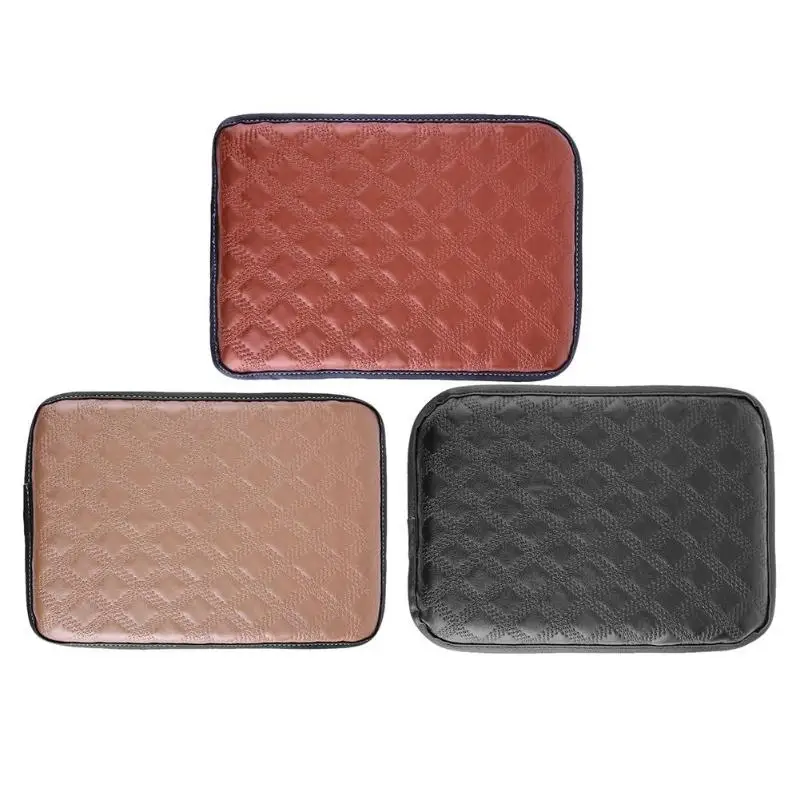 

Universal Leather Car Auto Console Box Protective Mat Pad Armrest Cover