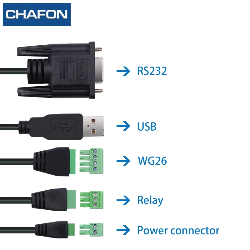 CHAFON 10 м uhf rfid считыватель длинный диапазон RS232 WG26 USB Встроенный 9dbi круговая антенна поддержка обновления прошивки для парковки автомобиля