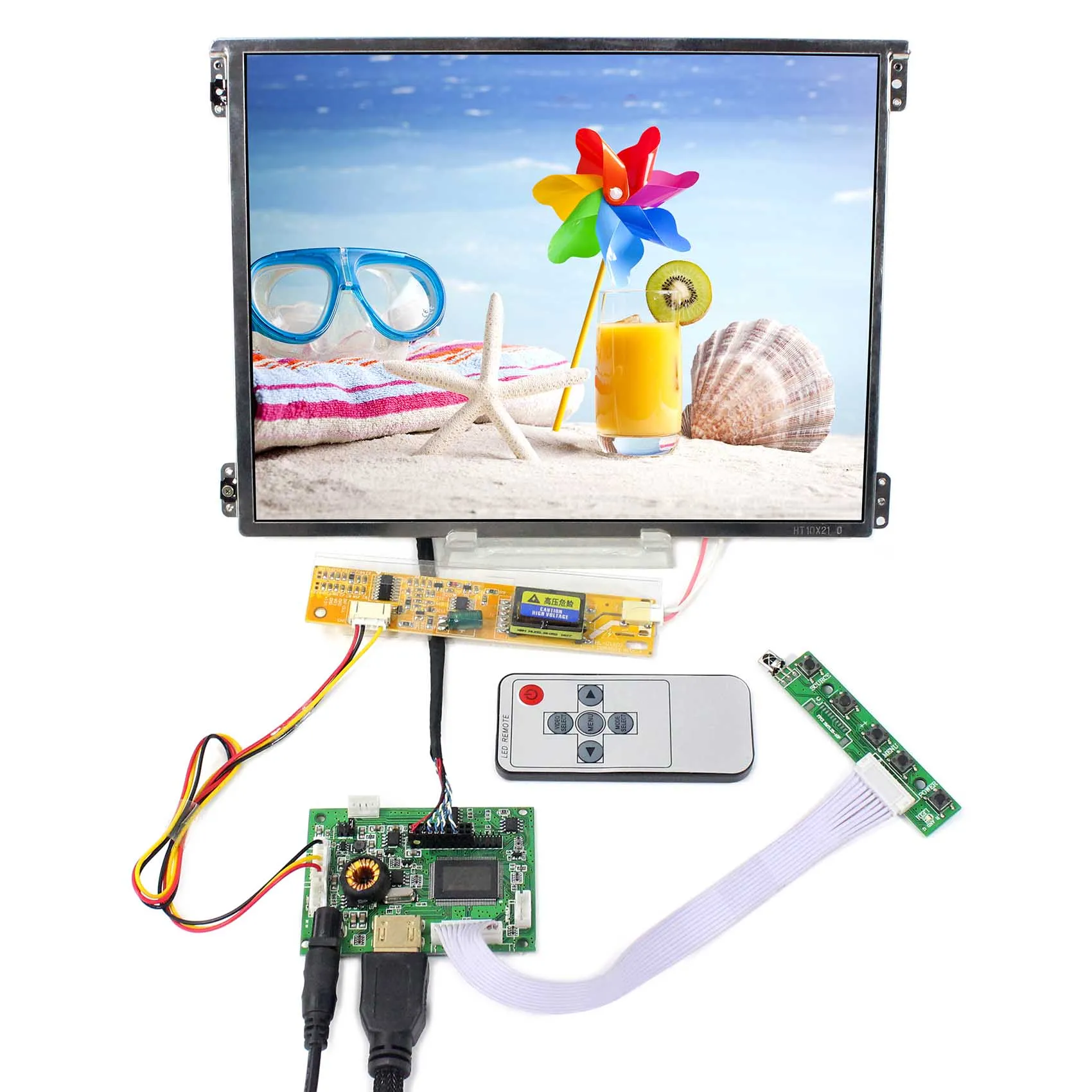 

HDMI LCD Board Work for LVDS Interface LCD Screen HT10X21-311 10.4inch IPS LCD Screen