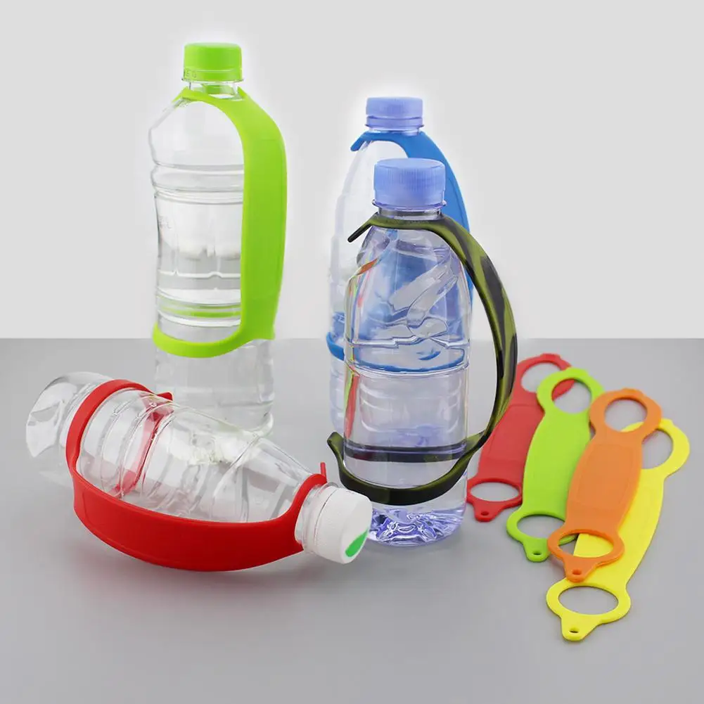 

Portable Silicone Kettle With Multi-color Optional Water Bottle Safety Buckle With Lanyard Hiking Accessories Are Easy To Carry