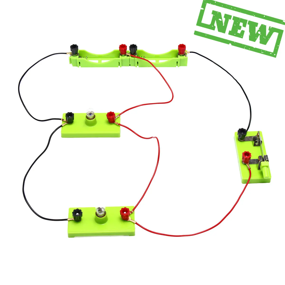 

Electric Circuit Educational Toys Kit Children Kids School Science Toy Light Intelligence Develop Learning Toys Discovery