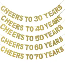 Ouro glitter banner