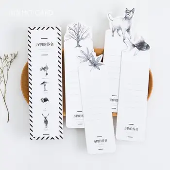 

1set(30pcs) The Signature Office w42s Simple Student supplies Film Paper Bookmark