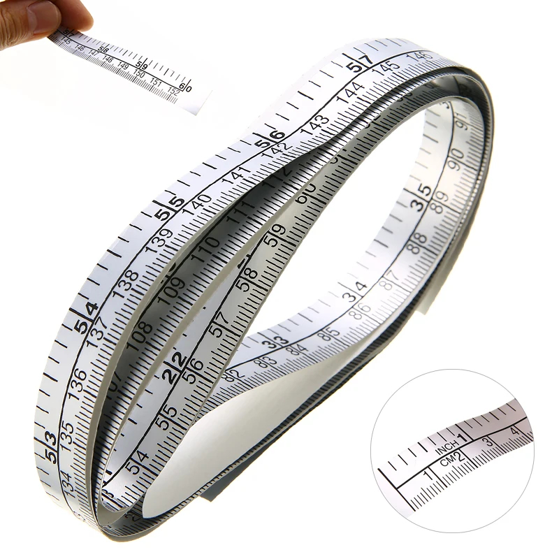

1pc 151cm Self Adhesive Metric Measure Tape Vinyl Ruler for Sewing Machine Sticker