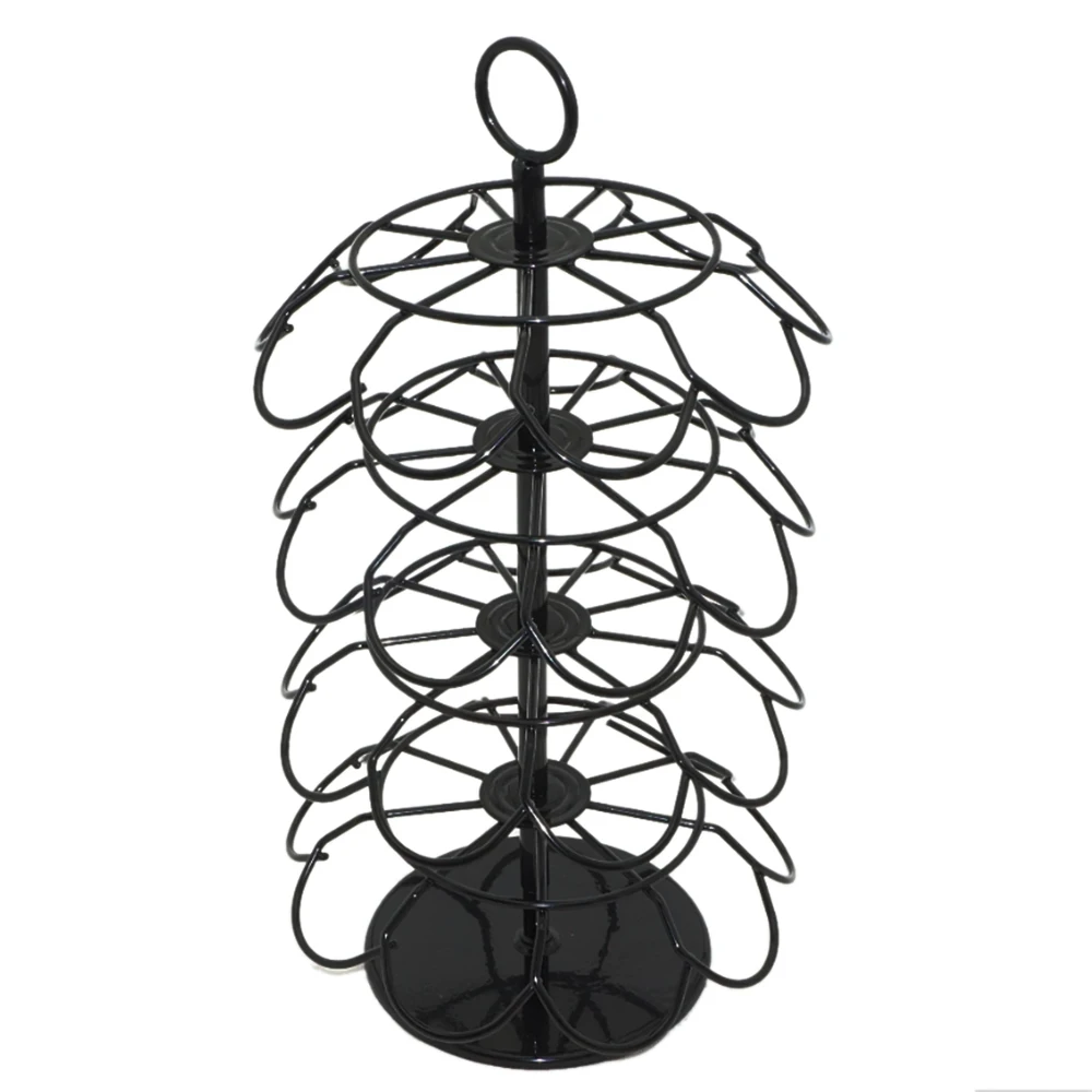 

Coffee Pod Holder Rotating Dispenser Coffee Capsules Tower Stand For 36Pcs K-Cup/Dolce Gusto/Caffitaly Coffee Capsules