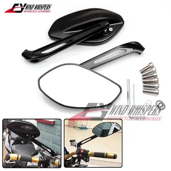 

CNC Aluminum Universal Motorcycle Rear View Side Mirrors For DUCATI BENELLI Honda Kawasaki Suzuki Yamaha TNT 600 1130 Street