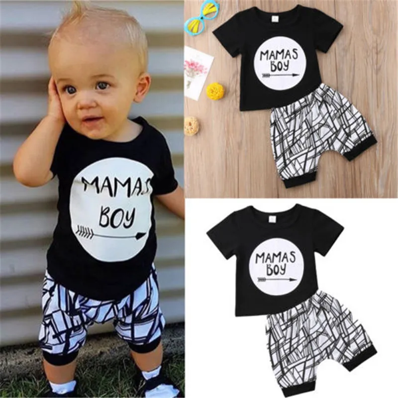 0-24 Months Baby Boys Clothes Set Black Letter Print Tshirt For Boys White Striped Pants Leggings Baby Boys Clothing Newborn Set 0-24 Months Baby Boys Clothes Set Black Letter Print Tshirt For Boys White Striped Pants Leggings Baby Boys Clothing Newborn Set