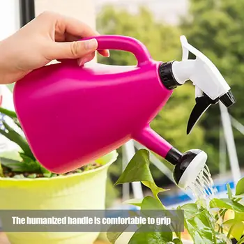 

Dual-Purpose 1L Plant Flower Watering Spraying Pot Hand-Pressed Household Gardening Watering Cans Garden Tool