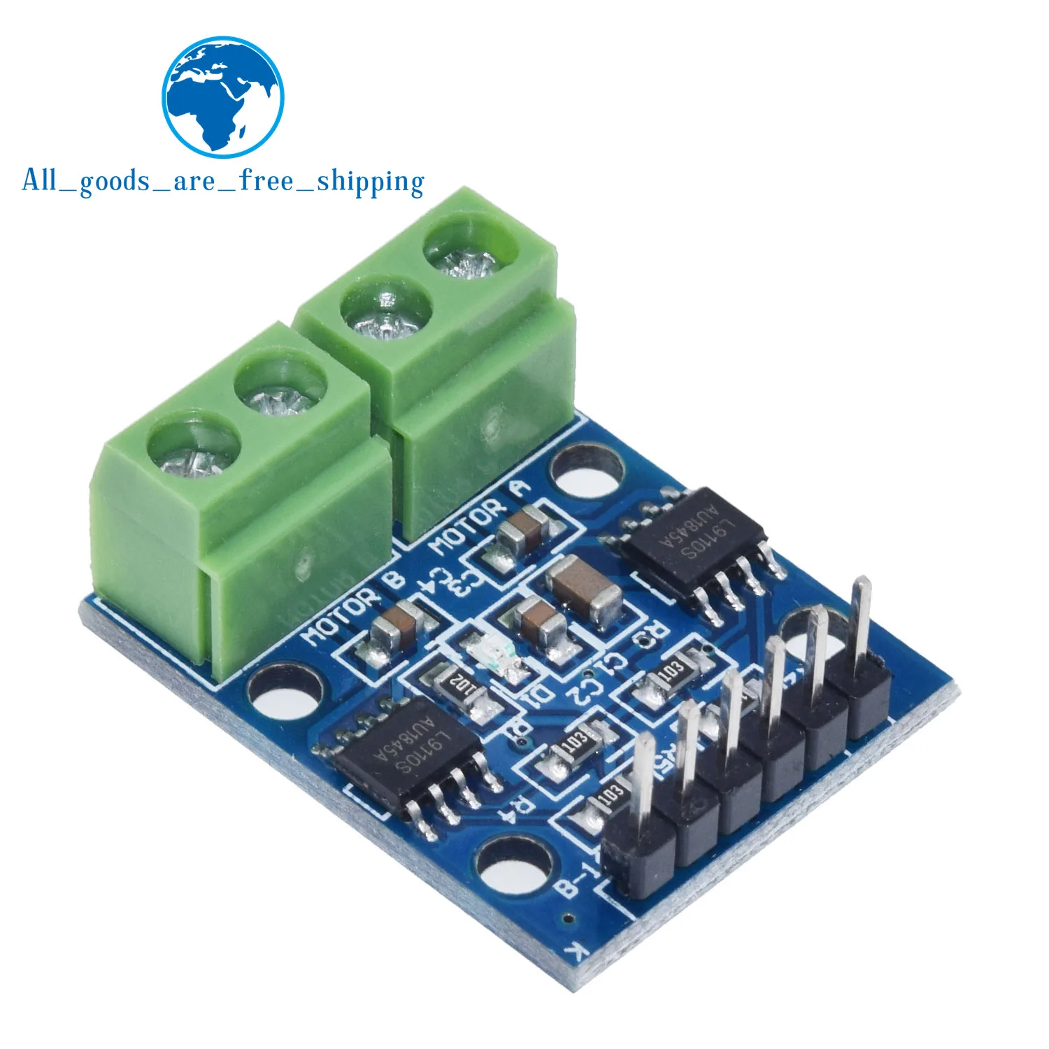 

L9110S DC Stepper Motor-Driver Board H-bridge Stepper Motor Dual DC motor module for Driver Controller Board L9110S module