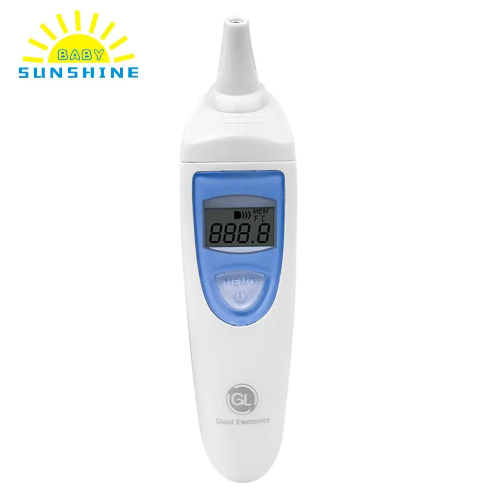 

2019 Digital Thermometer IR Infrared Baby Adult Forehead Ear Non-contact Infrared Thermometer Battery Included drop shipping