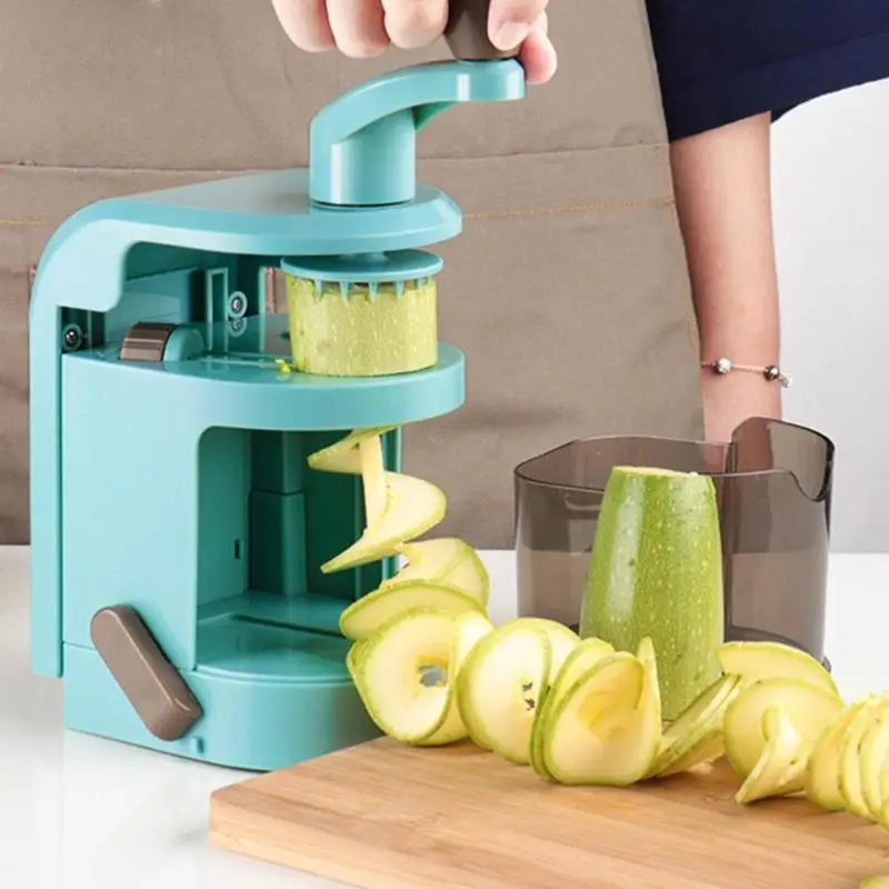 

Manual Vegetable Cutter Round Mandoline Slicer Grater For Carrot Potato Stainless Steel Blades Kitchen Accessories Gadgets