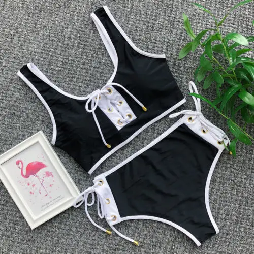 

Seller highly recommended New Women Ladies Summer Swimwear Two-Piece Suits Swimsuit Holiday Beach Bikini Sets
