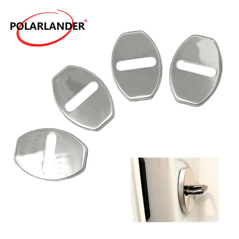 

Car interior decoration parts FOR Volkswagen New Jetta/Bora /Santana door lock cover interior trim special stainless steel 4pcs