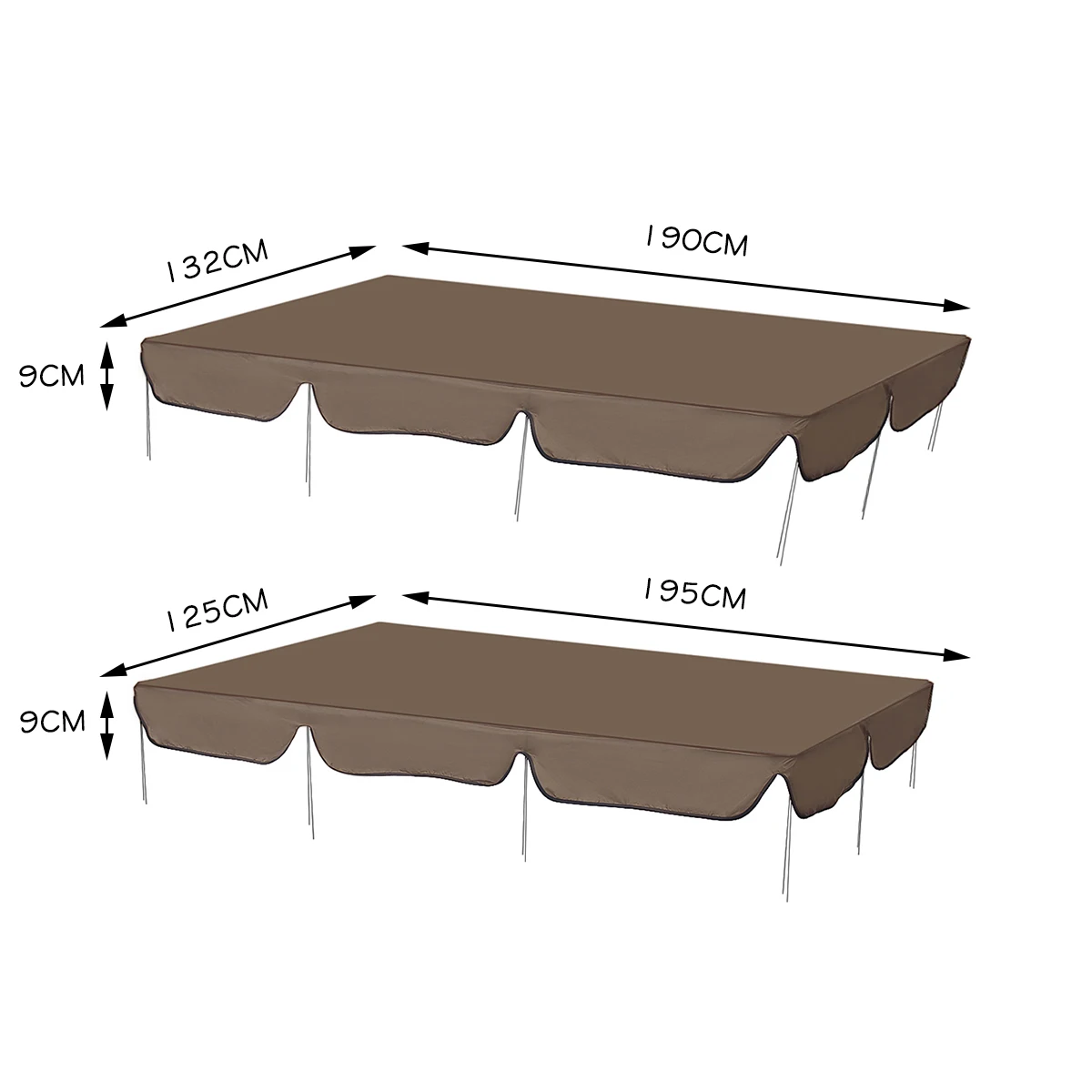 Impermeable columpio silla cubierta superior toldo exterior jardín dosel reemplazo patio columpio silla hamacas sombra velas carpa Impermeable columpio silla cubierta superior toldo exterior jardín dosel reemplazo patio columpio silla hamacas sombra velas carpa